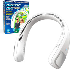 Wearable Neck Fan & Air Purifier | Arctic Air Freedom | USB Rechargeable 3-Speed Personal Cooler for Indoor & Outdoor Use