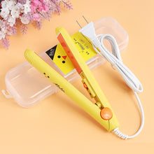 Mini Portable Ceramic Hair Straightener & Curler | Smooth, Silky, Frizz-Free Styling