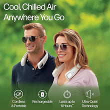 Wearable Neck Fan & Air Purifier | Arctic Air Freedom | USB Rechargeable 3-Speed Personal Cooler for Indoor & Outdoor Use