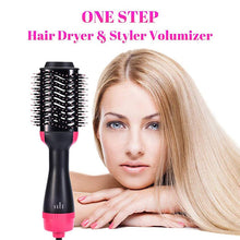 One Step Hot Air Brush | 3-in-1 | Dryer, Straightener & Volumizer for Effortless Styling