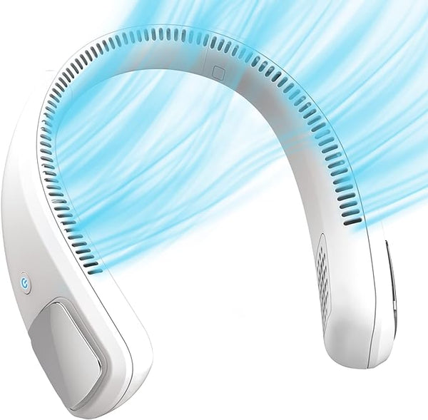 Wearable Neck Fan & Air Purifier | Arctic Air Freedom | USB Rechargeable 3-Speed Personal Cooler for Indoor & Outdoor Use