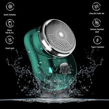 Portable USB Rechargeable Shaver | Compact Travel Beard Trimmer with One-Touch Use for Smooth Shaving at Home, Office|