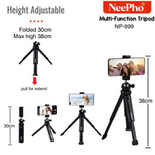 Nepho NP-999 Tripod Stand & Extendable Selfie Stick