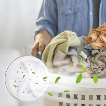 Mini Washing Machine for Baby Clothes and Travel – 3-in-1 Turbo Washer