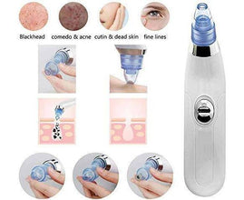 Derma Suction 3 In 1 Black Head Remover Machine | Acne Pimple Pore Cleaner Vacuum Suction Tool