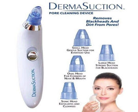 Derma Suction 3 In 1 Black Head Remover Machine | Acne Pimple Pore Cleaner Vacuum Suction Tool