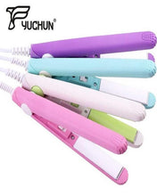 Mini Portable Ceramic Hair Straightener & Curler | Smooth, Silky, Frizz-Free Styling