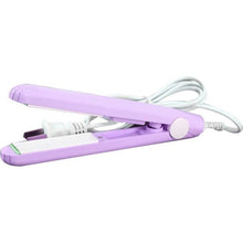 Mini Portable Ceramic Hair Straightener & Curler | Smooth, Silky, Frizz-Free Styling
