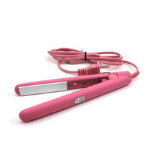 Mini Portable Ceramic Hair Straightener & Curler | Smooth, Silky, Frizz-Free Styling