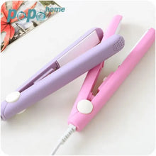 Mini Portable Ceramic Hair Straightener & Curler | Smooth, Silky, Frizz-Free Styling
